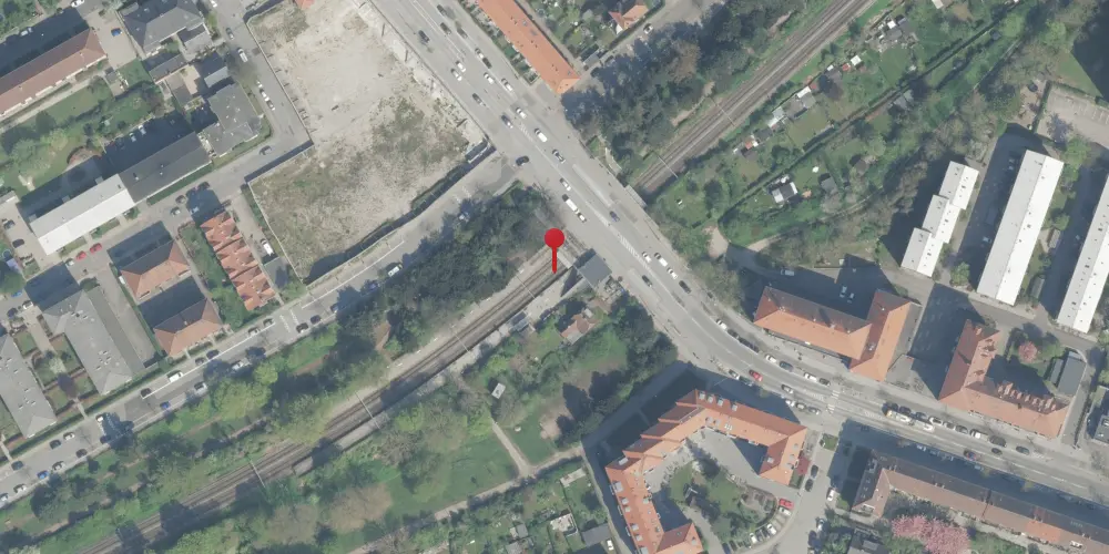 Historisk kort over Grøndal S-togstrinbræt