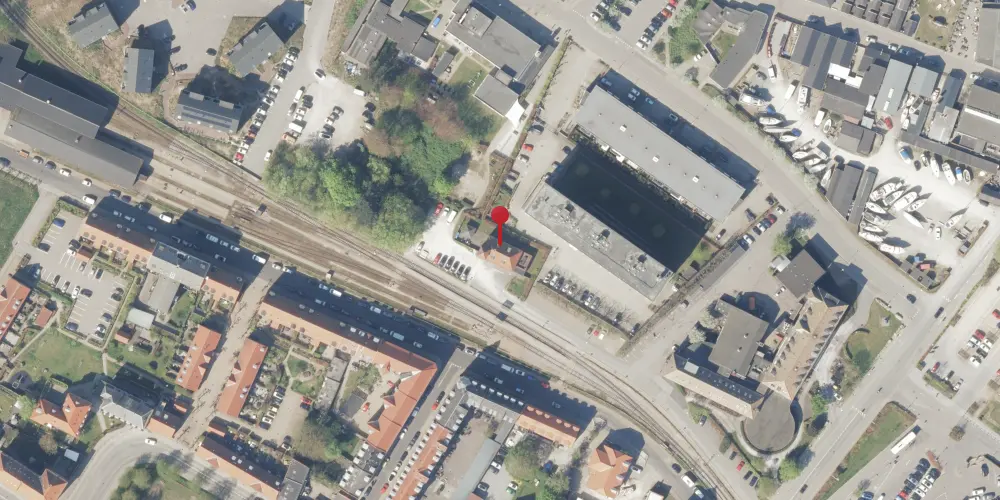 Historisk kort over Grønnehave Station