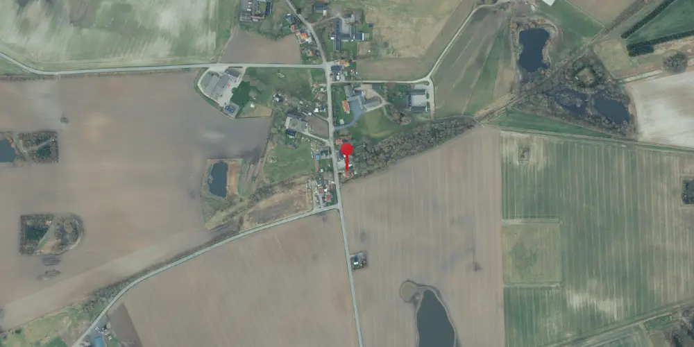 Historisk kort over Bjergesø Station Historisk kort over Bjergesø Station