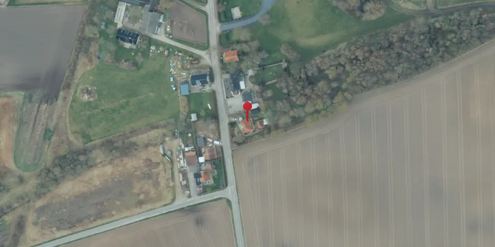 Historisk kort over Bjergesø Station Historisk kort over Bjergesø Station