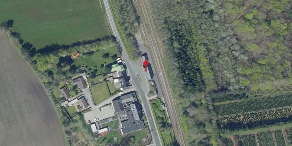 Historisk kort over Guldager Station Historisk kort over Guldager Station