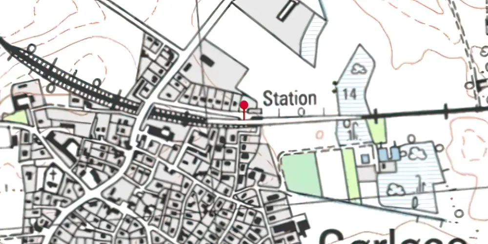 Historisk kort over Gørløse Trinbræt Historisk kort over Gørløse Trinbræt