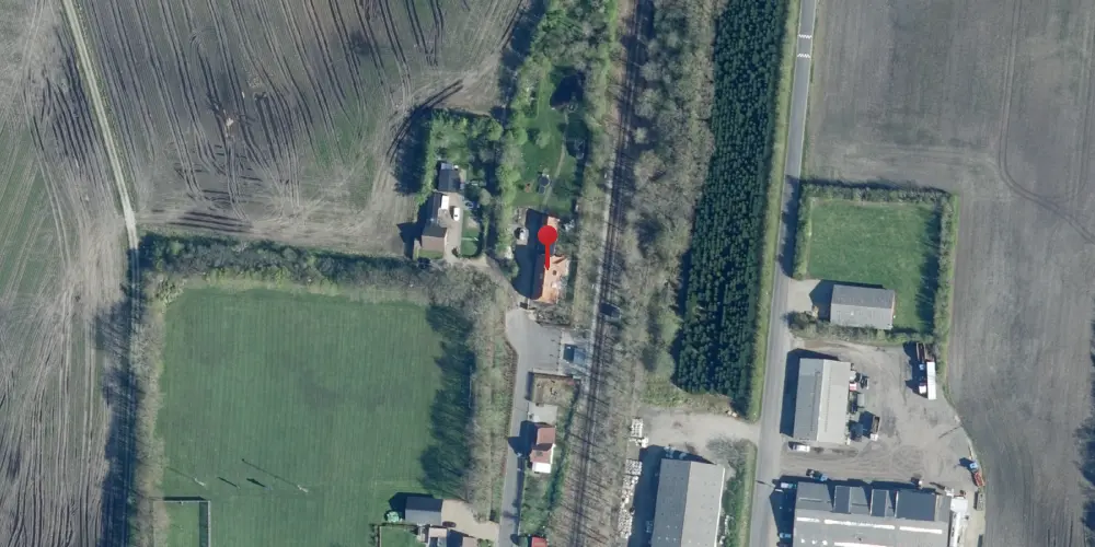 Historisk kort over Gårde Station [1920-1970]