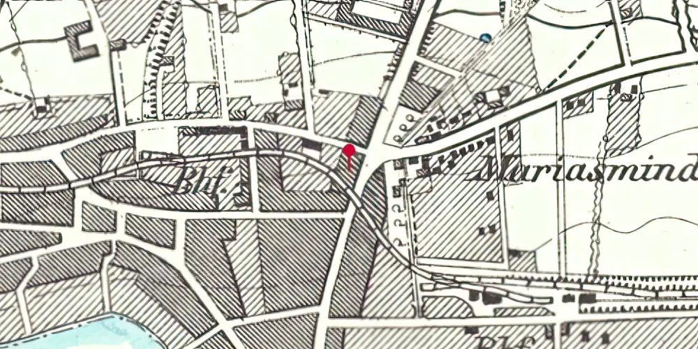 Historisk kort over Haderslev By Station