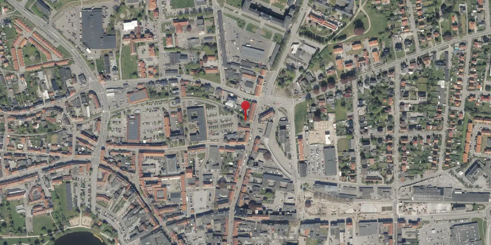 Historisk kort over Haderslev By Station