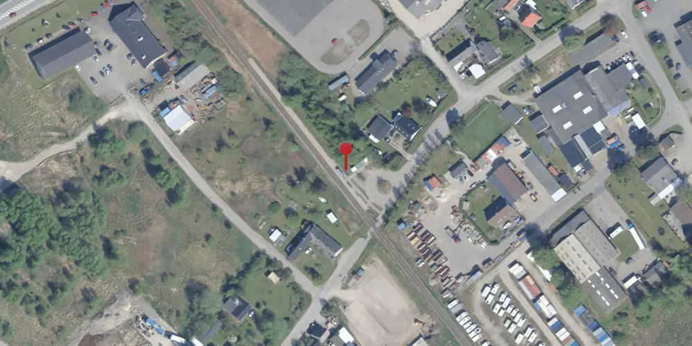 Historisk kort over Hanehoved Trinbræt