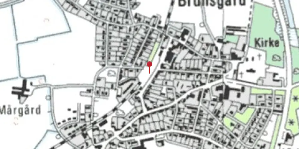 Historisk kort over Harboøre Trinbræt Historisk kort over Harboøre Trinbræt