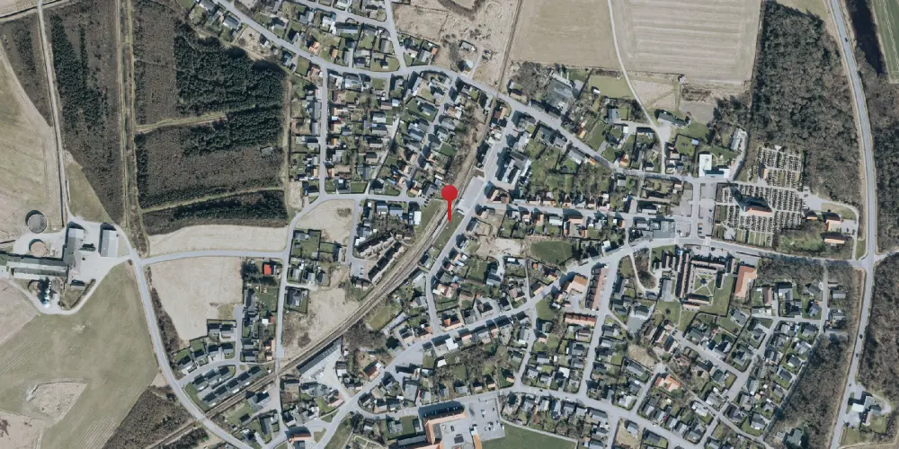 Historisk kort over Harboøre Trinbræt Historisk kort over Harboøre Trinbræt