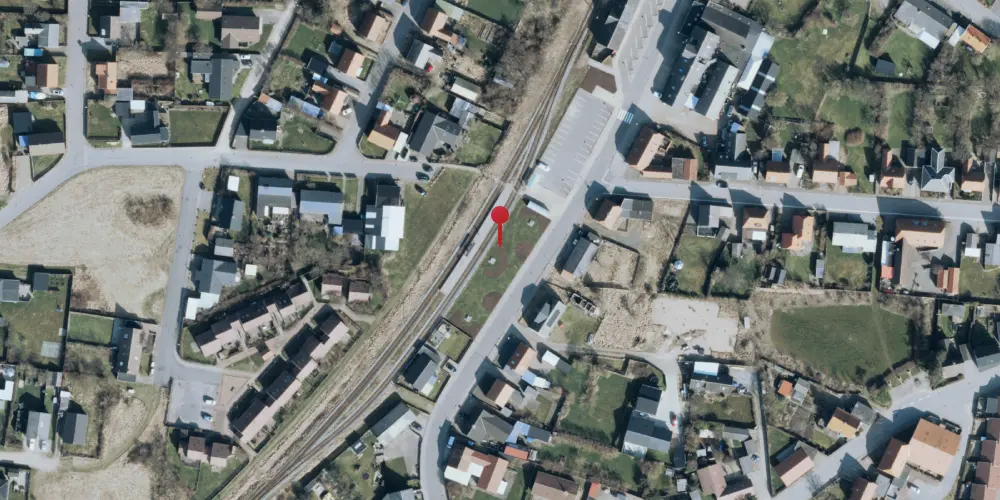 Historisk kort over Harboøre Trinbræt Historisk kort over Harboøre Trinbræt