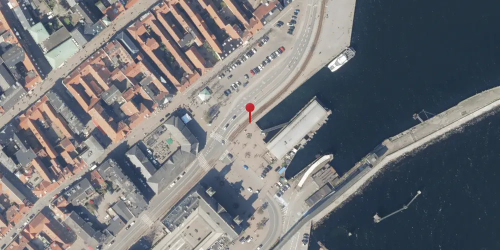 Historisk kort over Havnepladsen Trinbræt