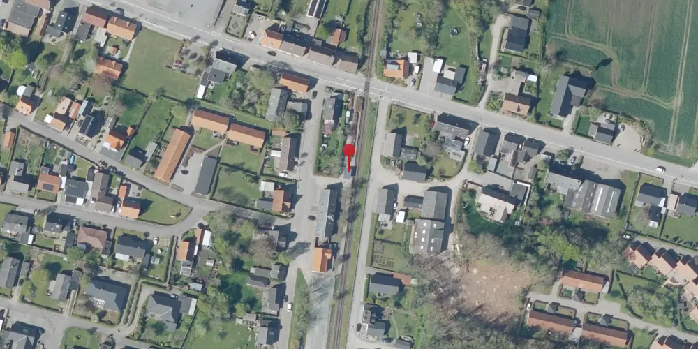 Historisk kort over Hee Trinbræt