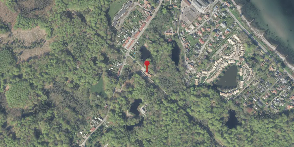 Historisk kort over Hellebæk Station