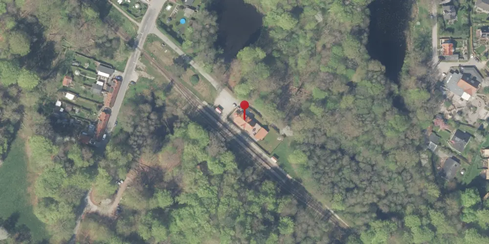 Historisk kort over Hellebæk Station