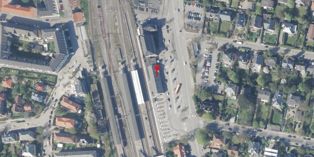 Historisk kort over Hellerup Station Historisk kort over Hellerup Station