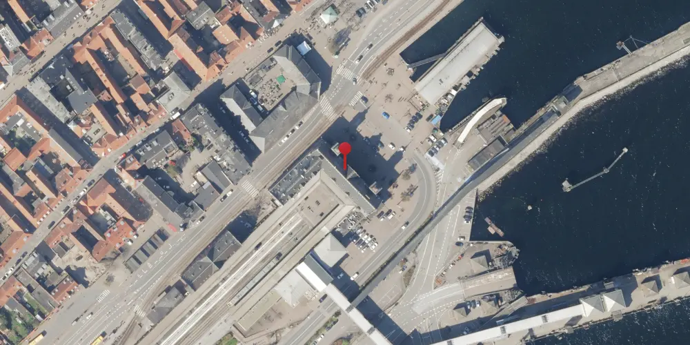 Historisk kort over Helsingør Station