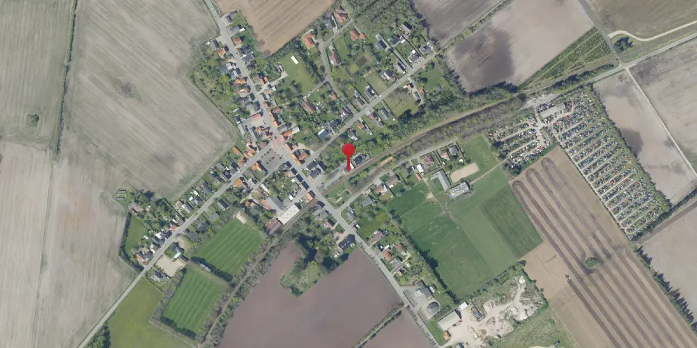 Historisk kort over Henne Trinbræt