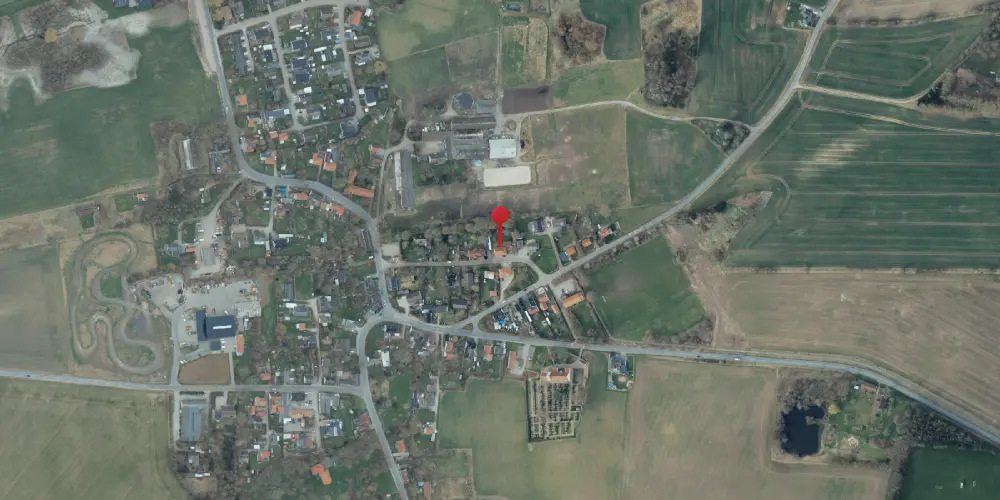 Historisk kort over Føllenslev Station