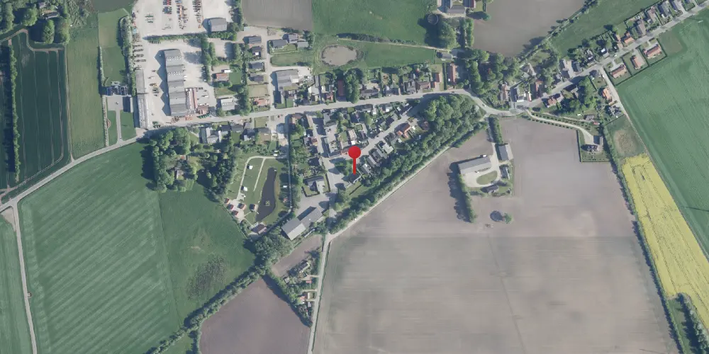 Historisk kort over Herborg Station Historisk kort over Herborg Station