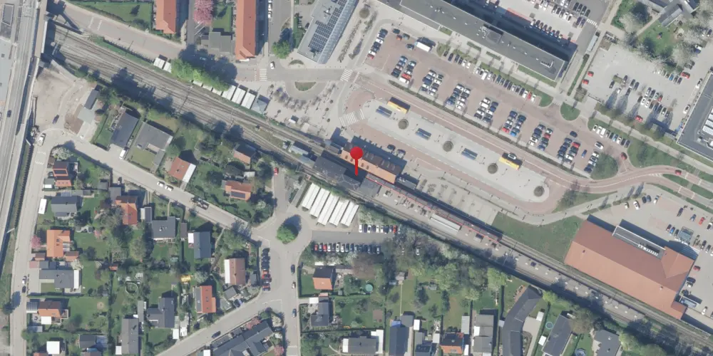 Historisk kort over Herlev Station Historisk kort over Herlev Station