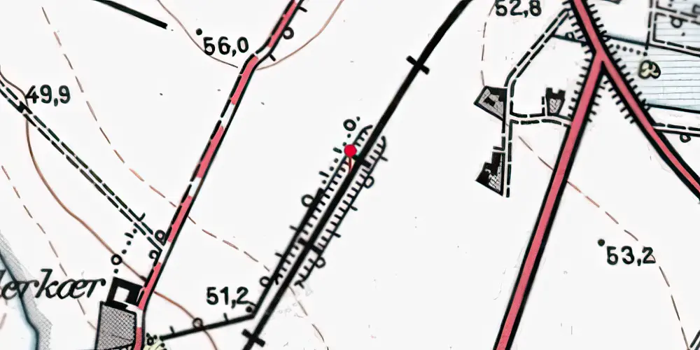 Historisk kort over Messecenter Herning Trinbræt Historisk kort over Messecenter Herning Trinbræt