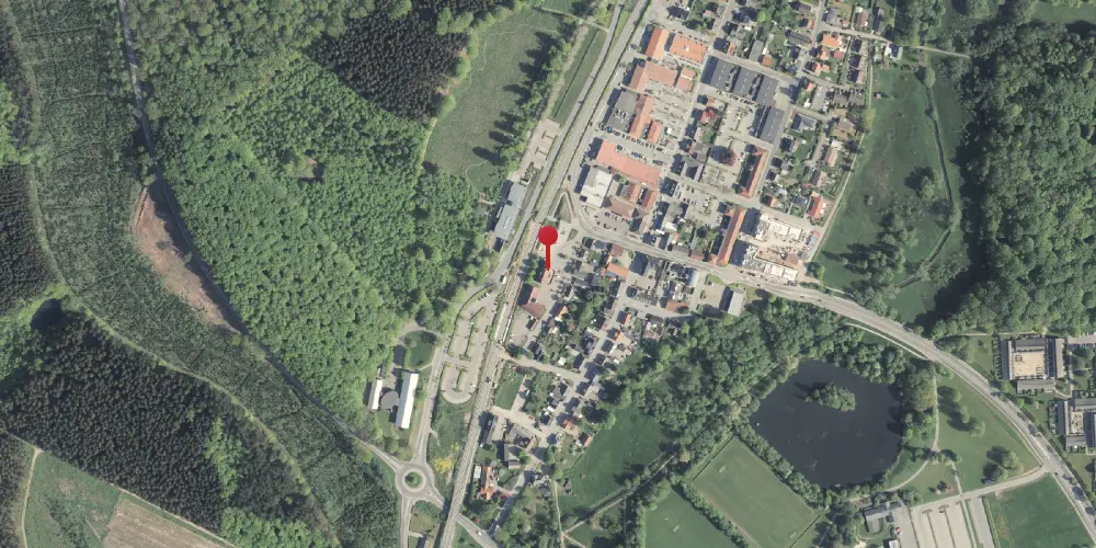 Historisk kort over Hinnerup Station [1911-1979]