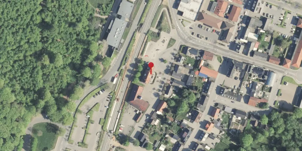 Historisk kort over Hinnerup Station [1911-1979]