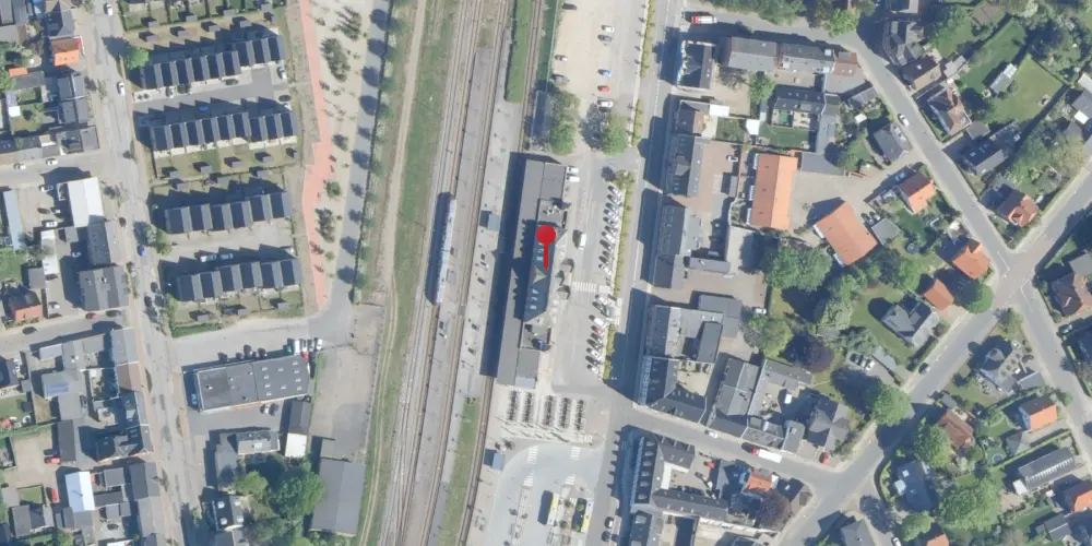Historisk kort over Holstebro Station