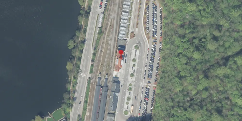 Historisk kort over Holte Station