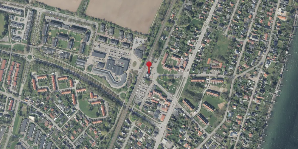 Historisk kort over Humlebæk Station Historisk kort over Humlebæk Station