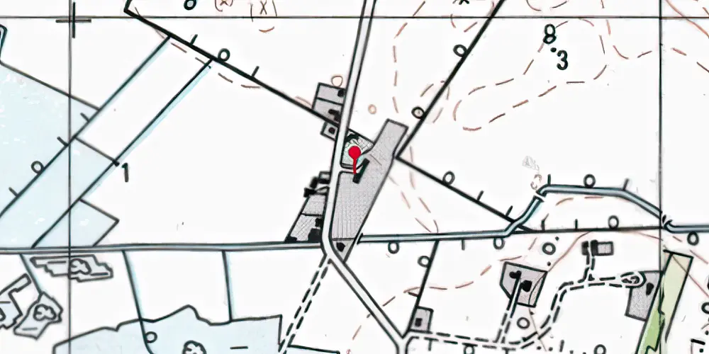 Historisk kort over Alleshave Station Historisk kort over Alleshave Station