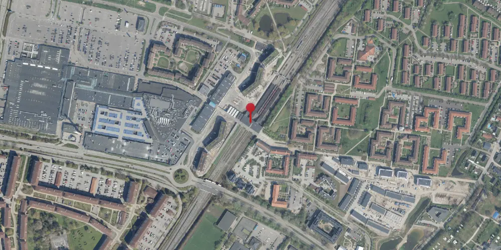 Historisk kort over Hundige S-togsstation Historisk kort over Hundige S-togsstation