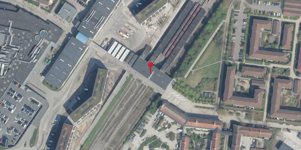 Historisk kort over Hundige S-togsstation Historisk kort over Hundige S-togsstation