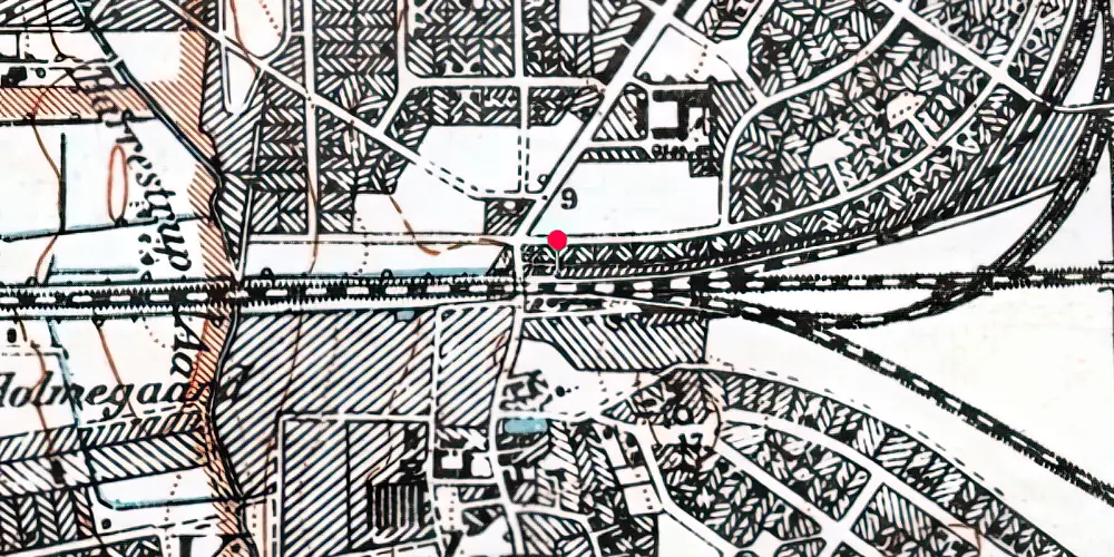Historisk kort over Hvidovre Fjern Teknisk Station Historisk kort over Hvidovre Fjern Teknisk Station