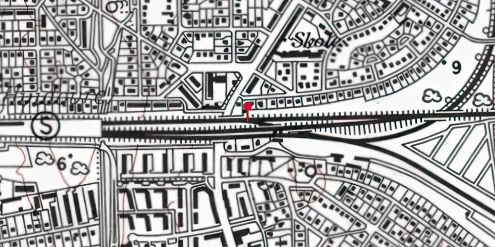 Historisk kort over Hvidovre Fjern Teknisk Station Historisk kort over Hvidovre Fjern Teknisk Station