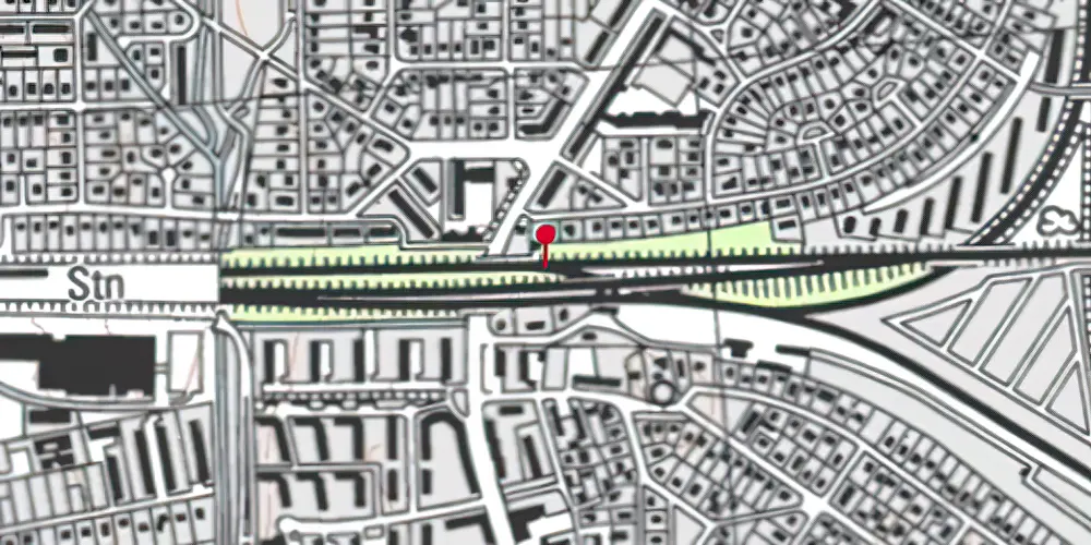Historisk kort over Hvidovre Fjern Teknisk Station Historisk kort over Hvidovre Fjern Teknisk Station