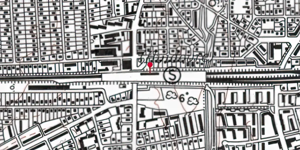 Historisk kort over Hvidovre Nær S-togstrinbræt