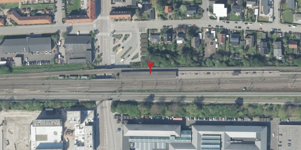 Historisk kort over Hvidovre Nær S-togstrinbræt