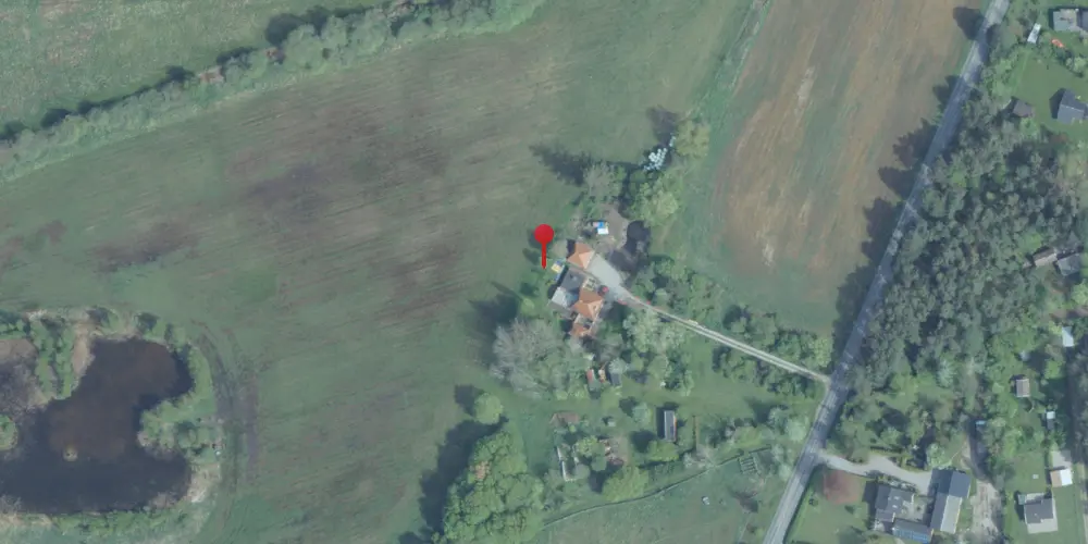 Historisk kort over Kaldred Trinbræt