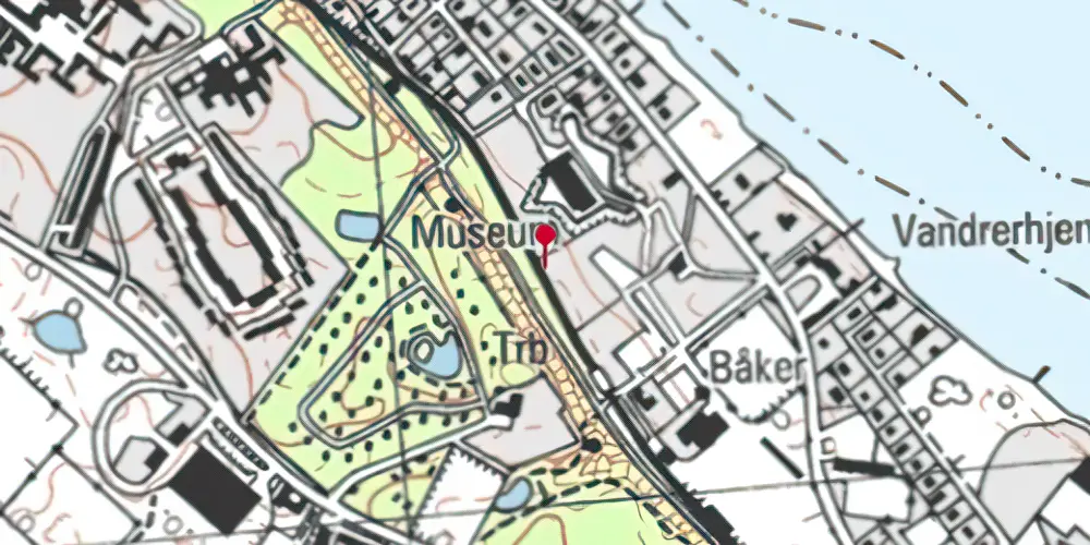 Historisk kort over Højstrup Trinbræt