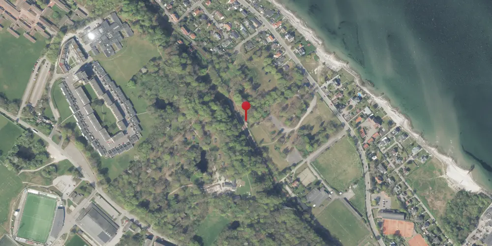 Historisk kort over Højstrup Trinbræt