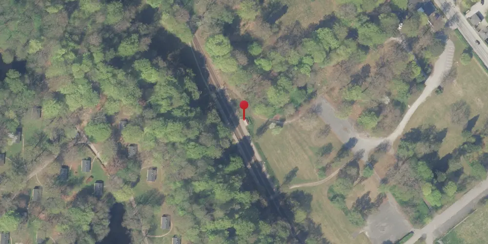 Historisk kort over Højstrup Trinbræt