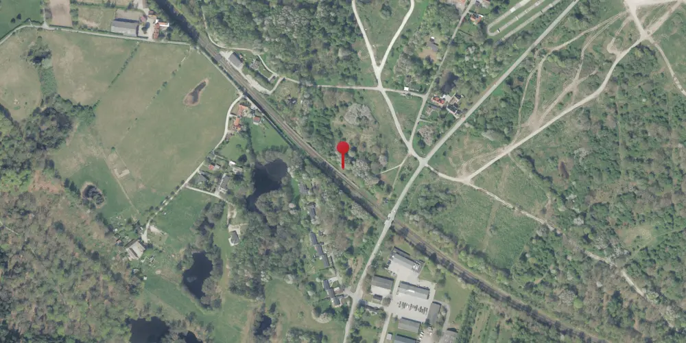 Historisk kort over Høvelte S-togstrinbræt