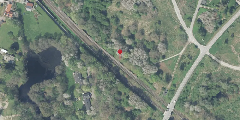 Historisk kort over Høvelte S-togstrinbræt