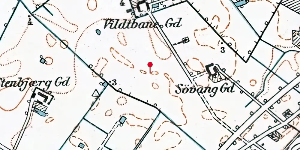 Historisk kort over Ishøj S-togsstation