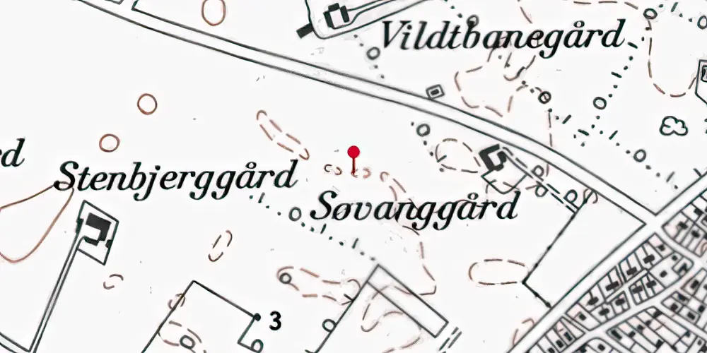 Historisk kort over Ishøj S-togsstation