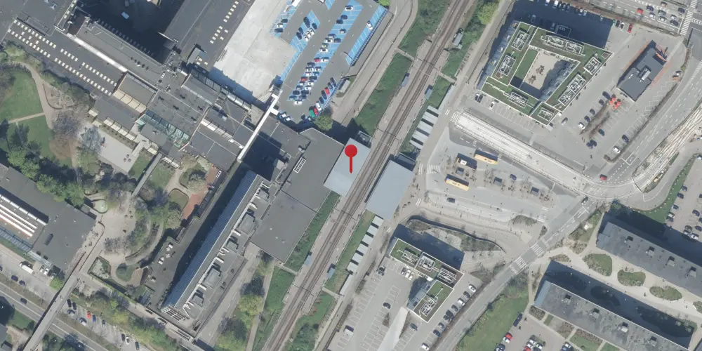 Historisk kort over Ishøj S-togsstation