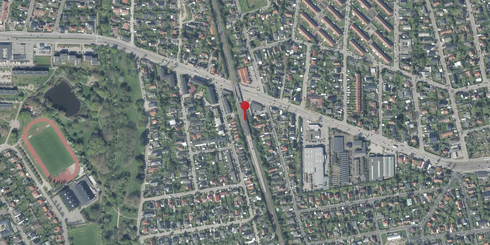 Historisk kort over Islev S-togstrinbræt