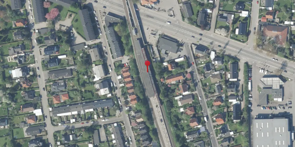 Historisk kort over Islev S-togstrinbræt