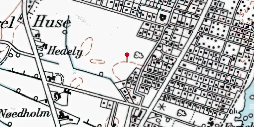 Historisk kort over Jersie S-togstrinbræt