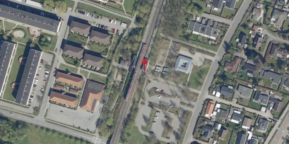 Historisk kort over Jersie S-togstrinbræt